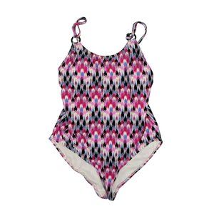 new SMALL Swimsuit 1 piece Pink Purple Bathing Suit CATALINA Full Coverage